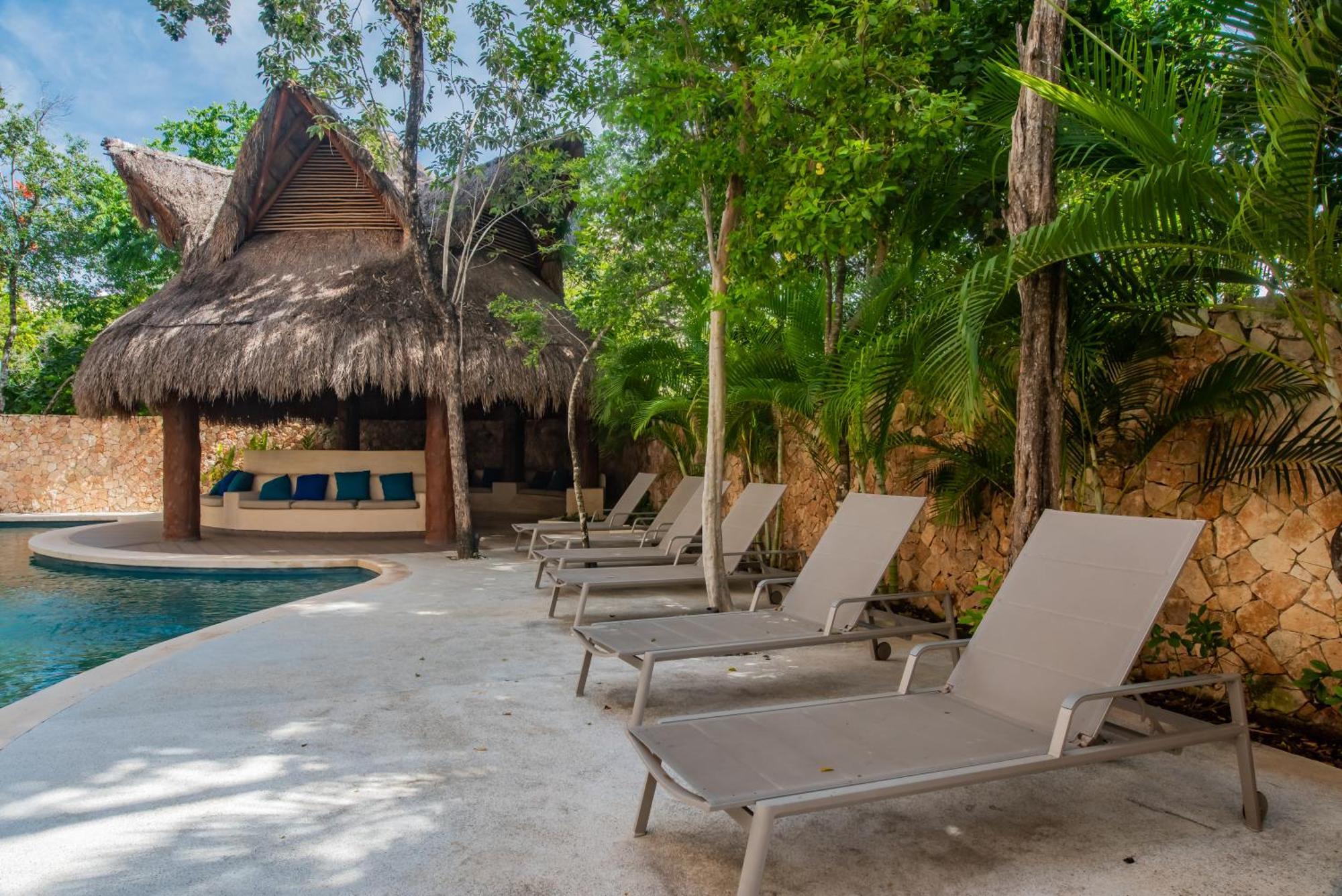 Luxury Aldea Zama 2Bed - 2Bat Apartment Private Terrace & Swim Up Tulum Zewnętrze zdjęcie